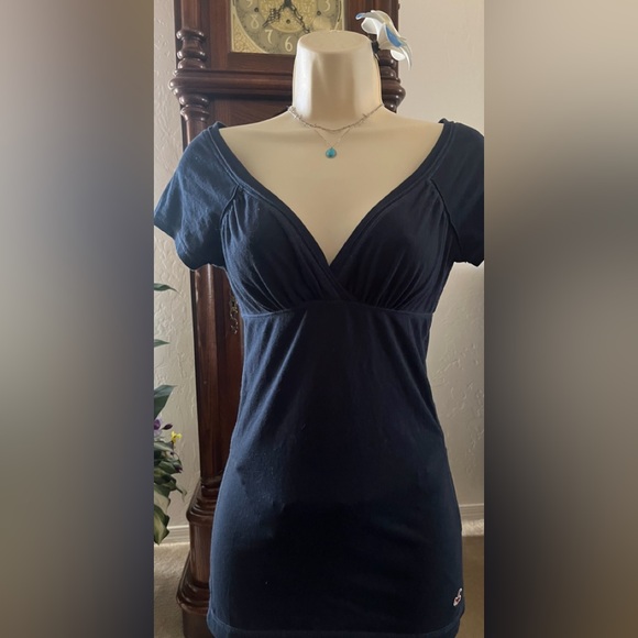 Beautiful Hollister 2000s empire waist babydoll top short sleeves❣️ - Picture 2 of 16
